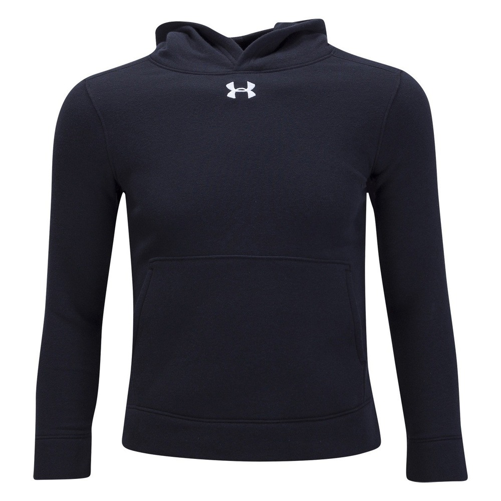 Under Armour Hustle Fleece Team Hoodie Mens Black Size M (0066)